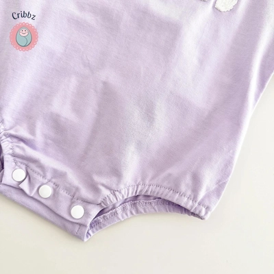 Soft Cotton Baby Romper Summer Bodysuit title=