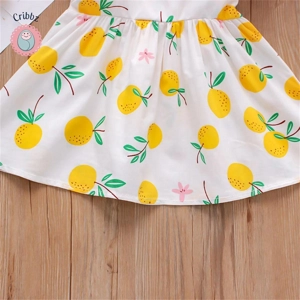 Summer Bow Dress Set for Girls