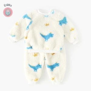 Warm Fleece Baby Outfit Set