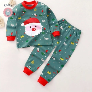 Cozy Christmas Pajamas Set for Toddlers
