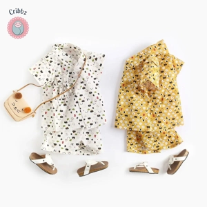 Cotton Baby Clothes Set - Short Sleeve