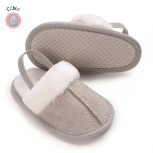 Cute Fluffy Baby Slippers for Toddlers
