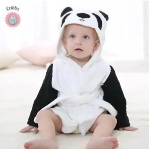 Cute Cotton Infant Bathrobe for Babies