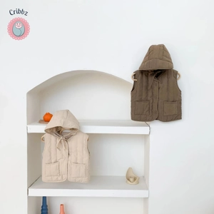 Korean Baby Vest and Hat Set