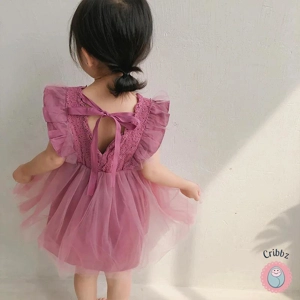 Elegant Backless Lace Summer Dress for Girls