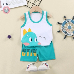 Cribbz Summer Kids Cotton Clothing Set