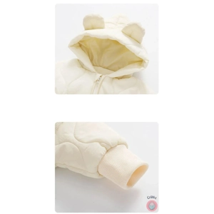 Winter Baby Fur Lined Romper Suit