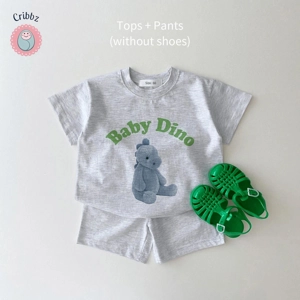 Baby Boy Bear Print Short Set