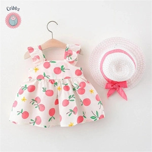Summer Bow Dress Set for Girls