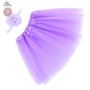 Infant Tulle Tutu Outfit with Headband