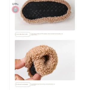 Cozy Plush Anti-Slip Baby Slippers