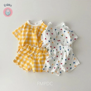 Summer Toddler Polka Dot Outfit Set