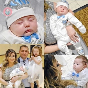 Emerald Gold Baby Bling Romper Set