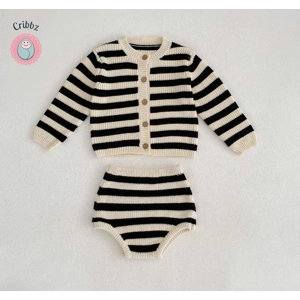 Spring & Autumn Baby Sweater and Pants Set