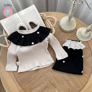 Spring Baby Lace Patchwork Trousers