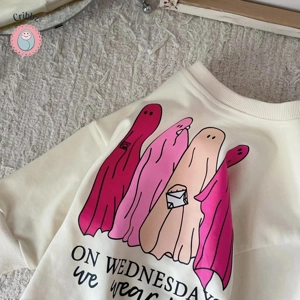 Spooky Ghost Halloween Infant Romper Costume