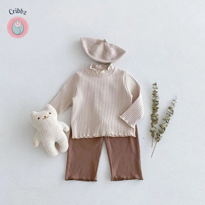 Cute Autumn Knit Undershirt for Kids title=