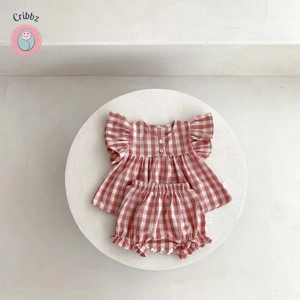 Summer Ruffle Tee and Bloomer Set