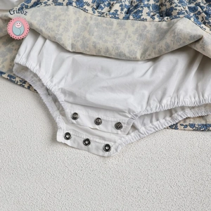 Soft Floral Infant Long Sleeve Bodysuit Set