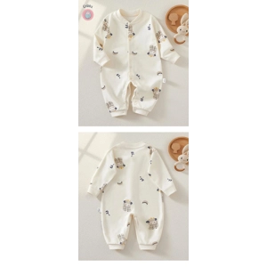 Cotton Long Sleeve Baby Romper Set