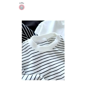 Soft Striped Kids Long Sleeve Pullover