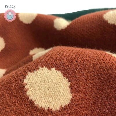 Vintage Polka Dot Knit Pullover for Kids title=