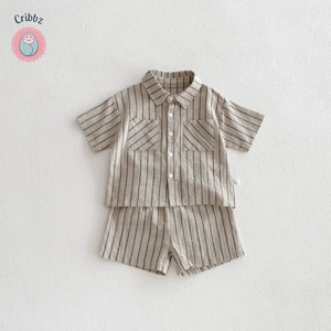 Summer Striped T-Shirt and Shorts Set