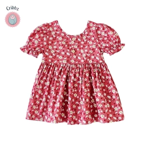 Cute Floral Summer Dress for Toddler Girls