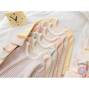 Cribbz Toddler Plaid Bodysuit & Pants Sleep Set