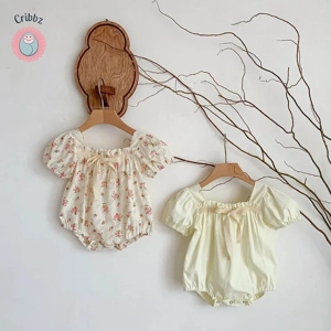 Floral Summer Romper for Newborns