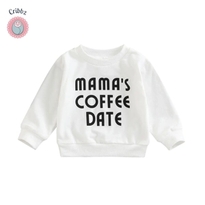 Cute Letter Print Baby Sweatshirt Pullover