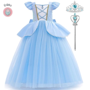 Girls Fairytale Princess Dress Costume