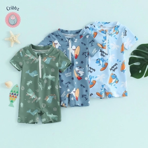 Cute Toddler Boys Summer Swimwear Monokini