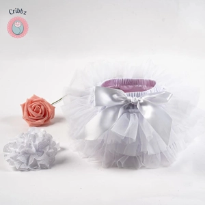 Baby Girls Tulle Tutu Skirt and Headband Set