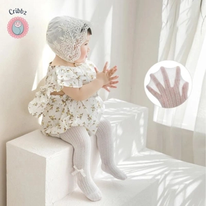 Summer Mesh Bow Tights for Kids