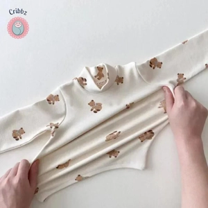 Soft Long-Sleeve Turtleneck Shirts for Girls