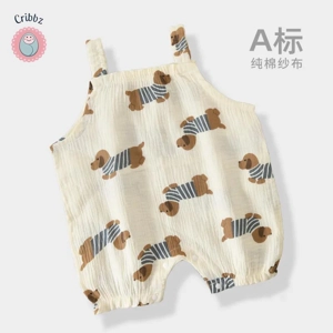 Animal Pattern Summer Baby Jumpsuit