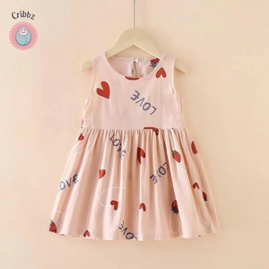 Cribbz Summer Princess A-Line Cotton Dress