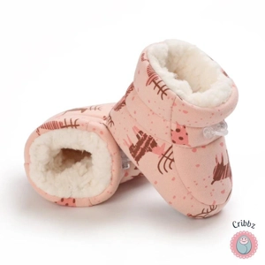 Winter Cartoon Cotton Baby Boots