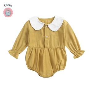 Cute Autumn Baby Girls Bodysuits