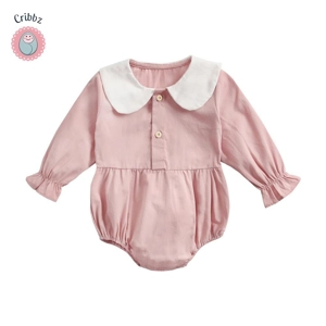 Cute Autumn Baby Girls Bodysuits