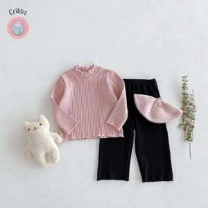Cute Autumn Knit Undershirt for Kids