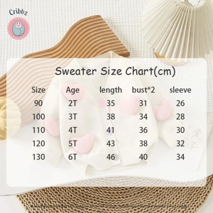 Girls 3D Heart Sweater and Tulle Skirt Set