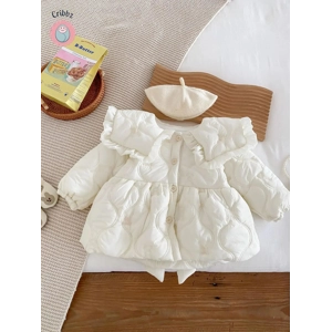 Baby Girls Velvet Winter Jacket Coat