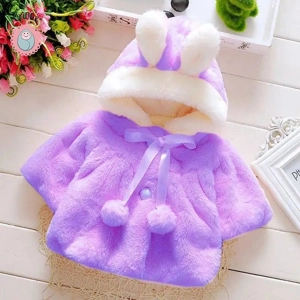 Cute Winter Rabbit Ear Jacket for Babies