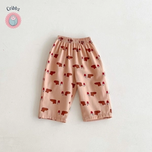Cute Cartoon Harem Pants for Kids