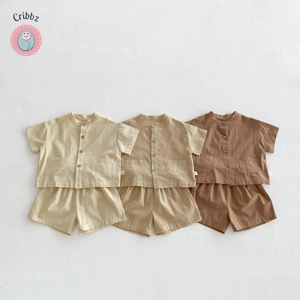 Casual Boys Short Sleeve Clothing Set