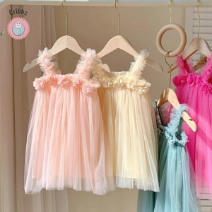 Summer Floral Tutu Dress for Girls