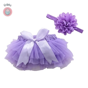 Baby Girls Rainbow Tulle Tutu Set