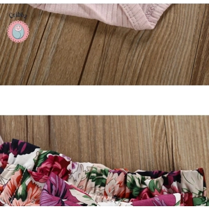 Summer Infant Girl Ruffle Romper Set